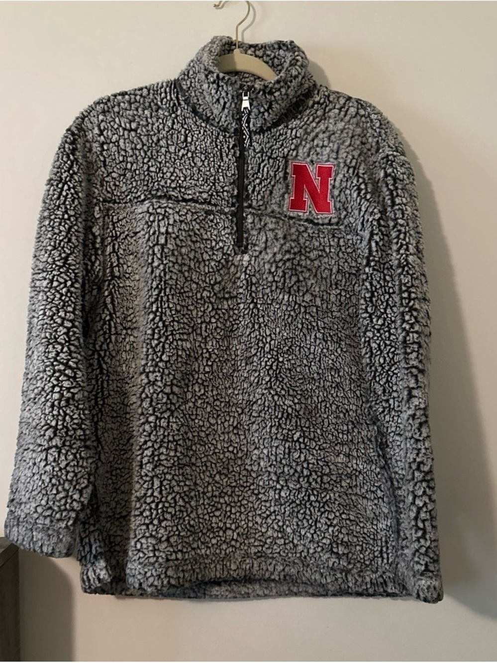 Boxercraft University of Nebraska Cornhuskers Sherpa Quarter-Zip Pullover